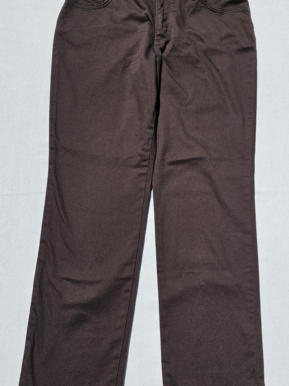 Lee Women's Straight-Leg Chinos in Dark Brown